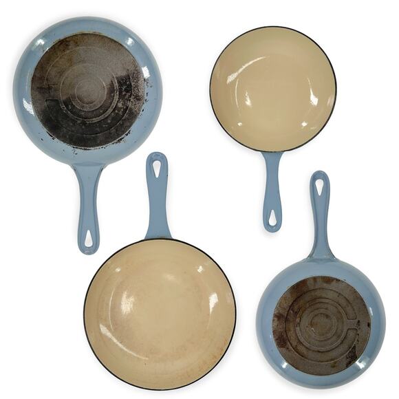 Le Creuset 6-Piece Enameled Cast Iron Set Dutch Oven, Skillet, 2 Sauce, 2 Frying - Picture 11 of 12